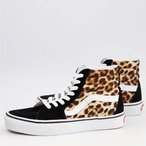 NWB Vans High Top Leopard Sk8 Hi